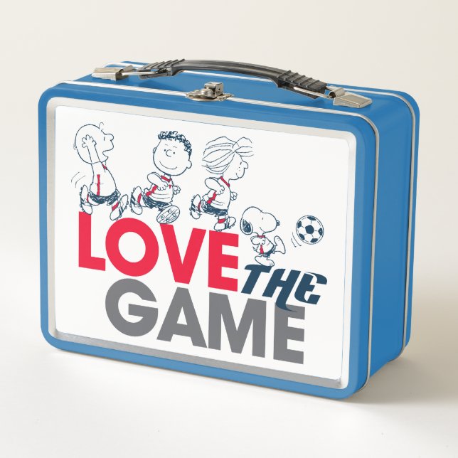 Peanuts Gang - Love The Game Metal Lunch Box (Front)
