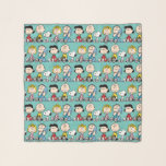 Peanuts Gang Sitting Together Scarf<br><div class="desc">Check out Lucy,  Charlie Brown,  Snoopy,  Sally,  and Linus sitting together in a row.</div>