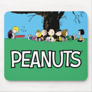 Peanuts Gang Under A Tree Mouse Pad