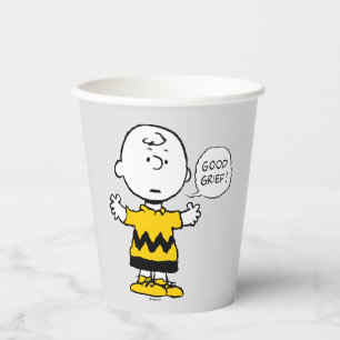 Peanuts   Good Grief Charlie Brown Paper Cups
