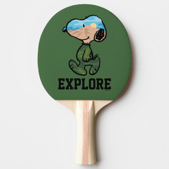 Peanuts | Great Outdoor Snoopy Ping Pong Paddle (Front)