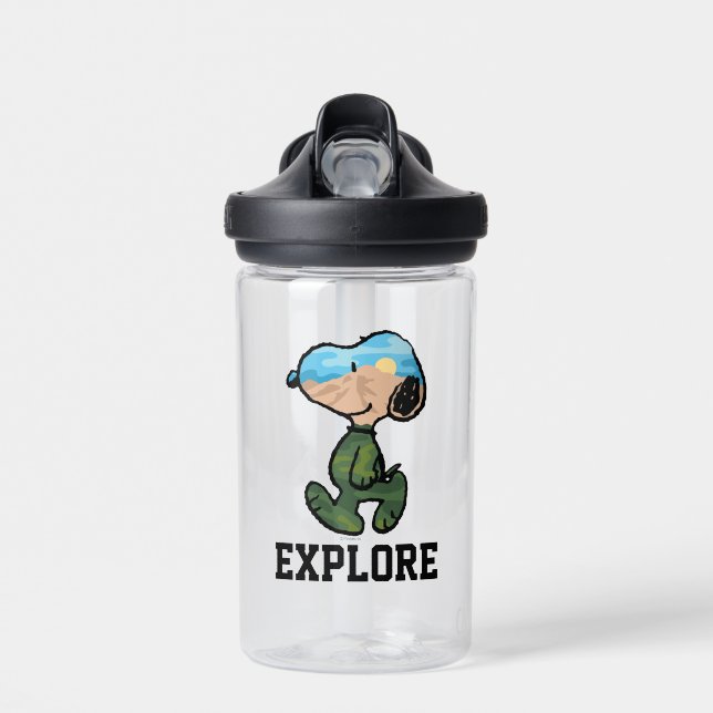 Peanuts | Great Outdoor Snoopy Water Bottle (Front)