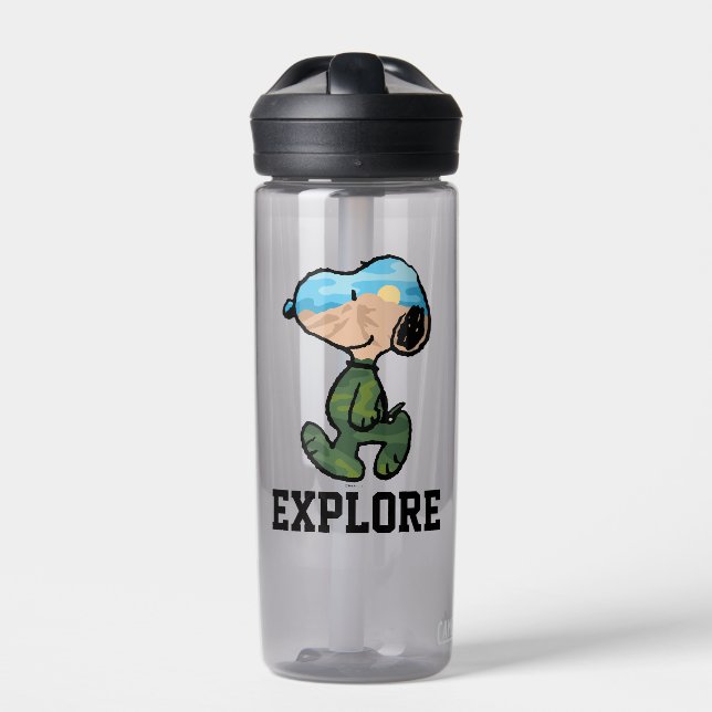 Peanuts | Great Outdoor Snoopy Water Bottle (Front)