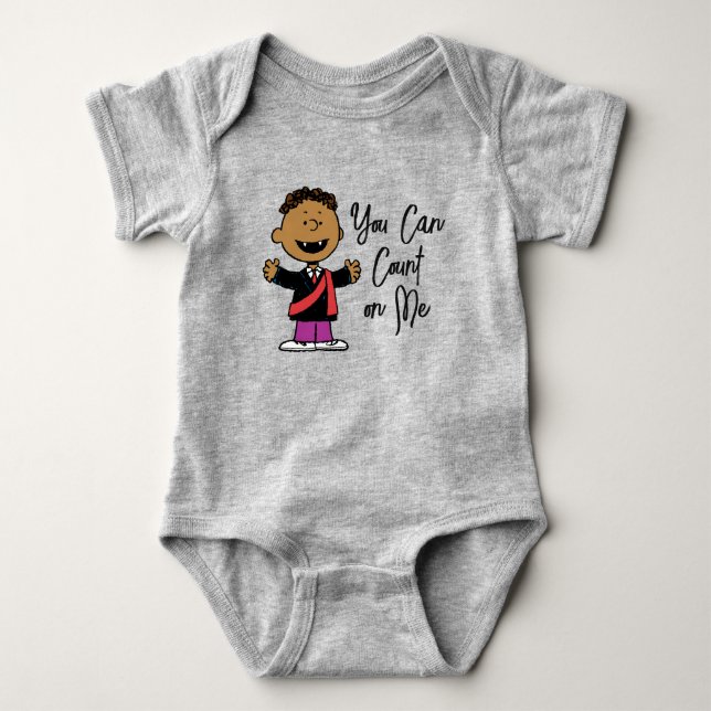 Peanuts | Halloween Franklin Vampire Baby Bodysuit (Front)