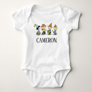 Peanuts Halloween Trick or Treaters Baby Bodysuit