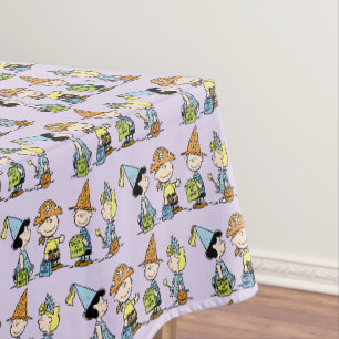 Peanuts Halloween Trick or Treaters Tablecloth