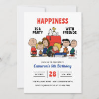 Peanuts Happiness Is A Party Birthday
