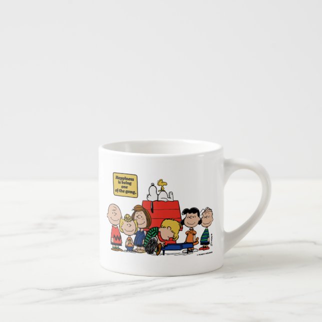 Peanuts | Happiness is Being One of the Gang Espresso Cup (Right)