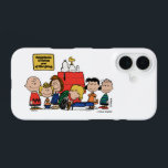 Peanuts | Happiness is Being One of the Gang iPhone 16 Case<br><div class="desc">Happiness is indeed being part of the Peanuts gang,  as depicted in the beloved comic strip and its various adaptations. The Peanuts characters,  despite their flaws and struggles,  find joy in their close-knit friendships and shared experiences.</div>