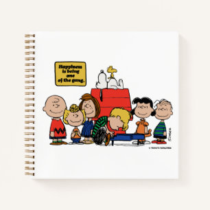 Peanuts   Happiness is Being One of the Gang Notebook