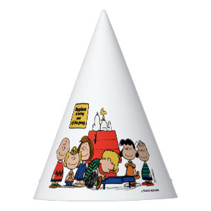 Peanuts   Happiness is Being One of the Gang Party Hat