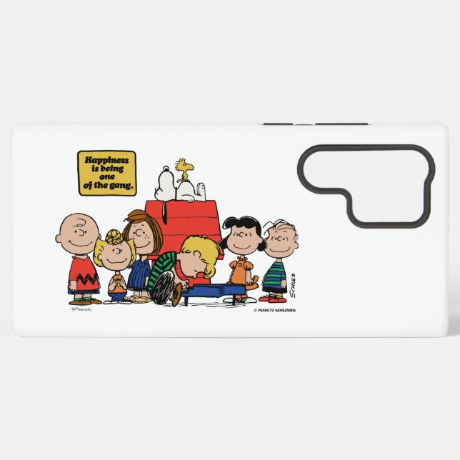 Peanuts | Happiness is Being One of the Gang Samsung Galaxy S22 Ultra Case (Back Horizontal)