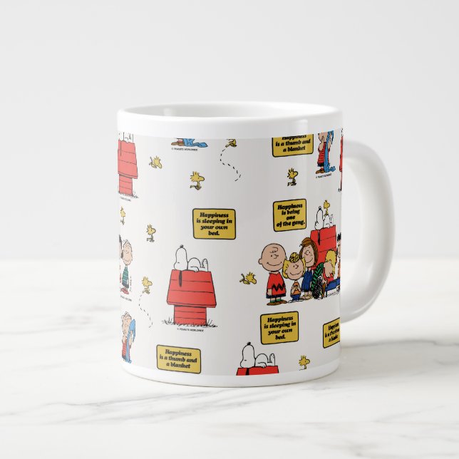 Peanuts | Happiness is… Large Coffee Mug (Front Right)