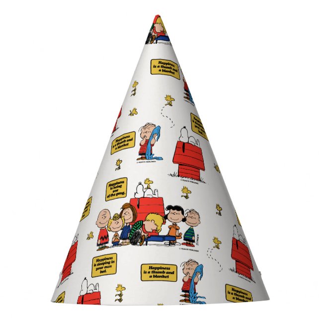 Peanuts | Happiness is… Party Hat (Front)