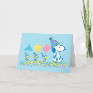 Peanuts | Happy Birthday Snoopy & Woodstock Card