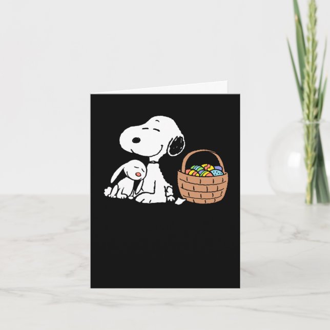 Peanuts happy easter  card (Front)