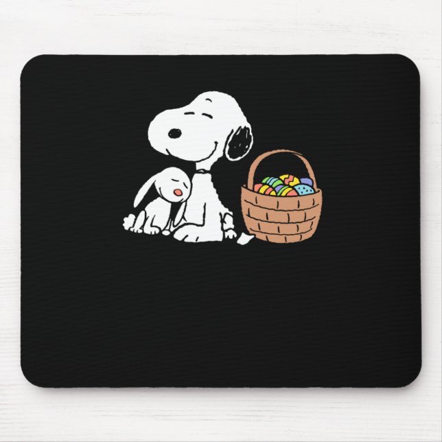 Peanuts happy easter  mouse pad (Front)