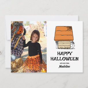 Peanuts Happy Halloween Holiday Card