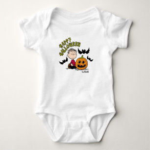 Peanuts   Happy Halloween Linus Baby Bodysuit