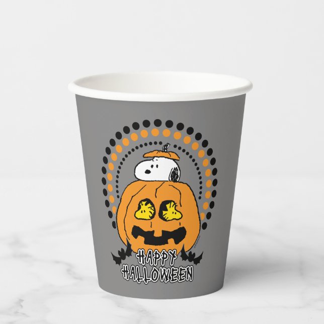 Peanuts | Happy Halloween Paper Cups (Front)