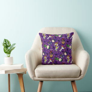 Peanuts   Happy Halloween Pattern Throw Pillow