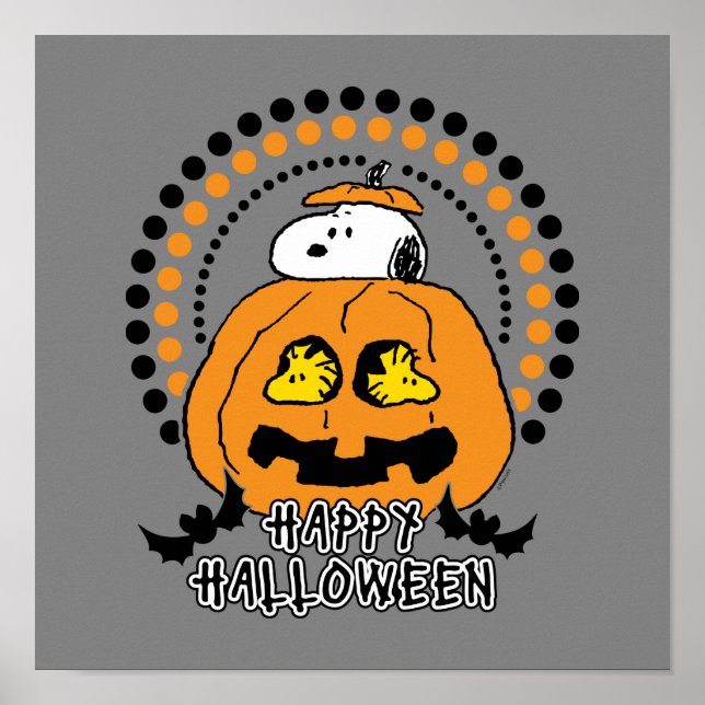 Peanuts | Happy Halloween Poster (Front)