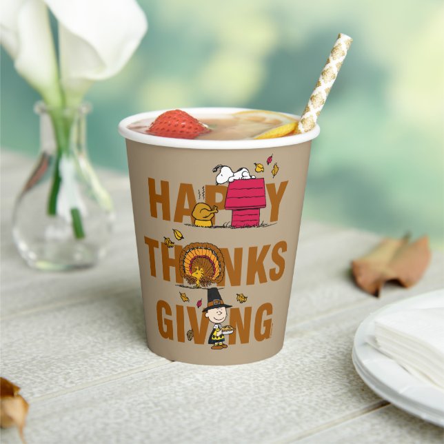 Peanuts | Happy Thanksgiving Combo Paper Cups (Insitu)