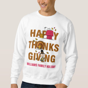 Peanuts   Happy Thanksgiving Combo Sweatshirt