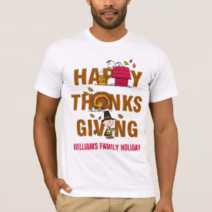 Peanuts Happy Thanksgiving Combo T-Shirt