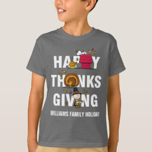 Peanuts   Happy Thanksgiving Combo T-Shirt