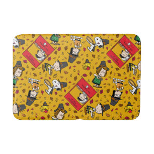 Peanuts   Happy Thanksgiving Pattern Bath Mat