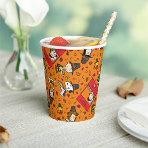 Peanuts   Happy Thanksgiving Pattern Paper Cups