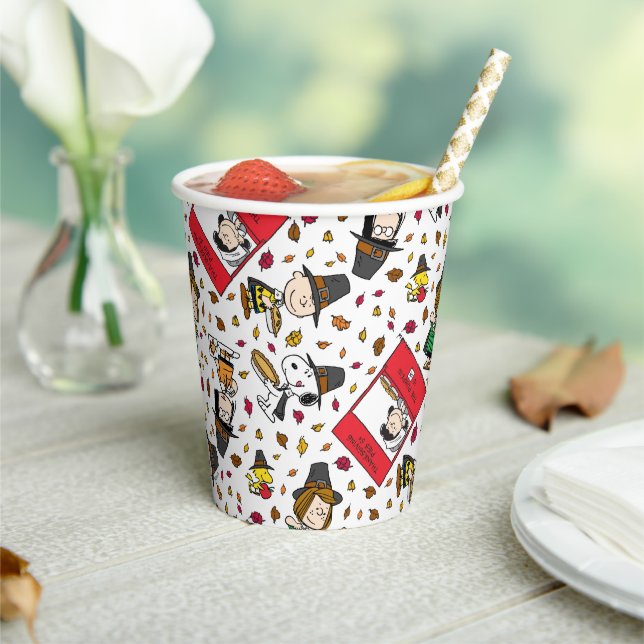 Peanuts | Happy Thanksgiving Pattern Paper Cups (Insitu)