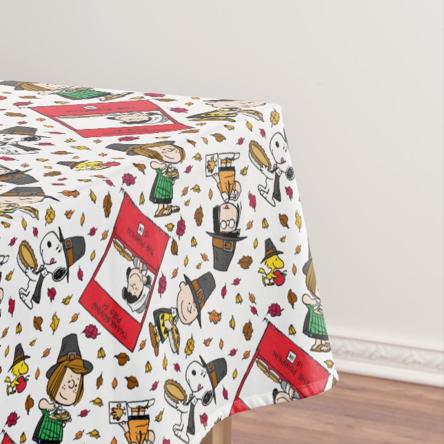 Peanuts | Happy Thanksgiving Pattern Tablecloth (In Situ)