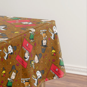 Peanuts   Happy Thanksgiving Pattern Tablecloth