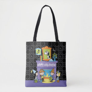 Peanuts Haunted Halls Halloween Tote Bag