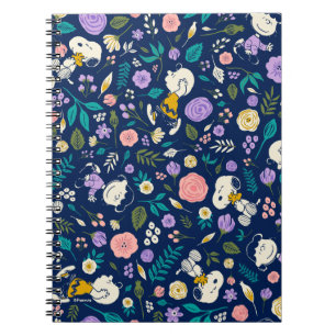 Peanuts In Bloom Pattern Notebook