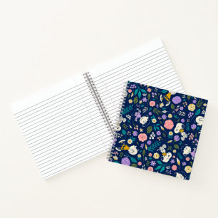 Peanuts In Bloom Pattern Notebook