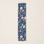 Peanuts In Bloom Pattern Scarf<br><div class="desc">Take a look at this super cute design featuring Snoopy, Woodstock, Charlie Brown & Lucy in a colorful floral pattern.</div>