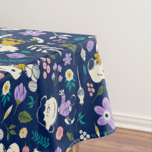 Peanuts In Bloom Pattern Tablecloth