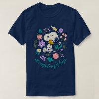 Peanuts In Bloom | Snoopy & Woodstock Flower Hug