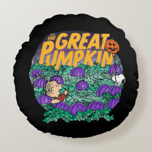 Peanuts   It's the Great Pumpkin Round Pillow