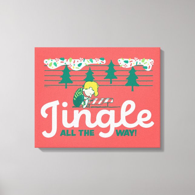 Peanuts | Jingle All the Way Canvas Print (Front)