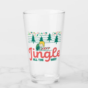 Peanuts   Jingle All the Way Glass