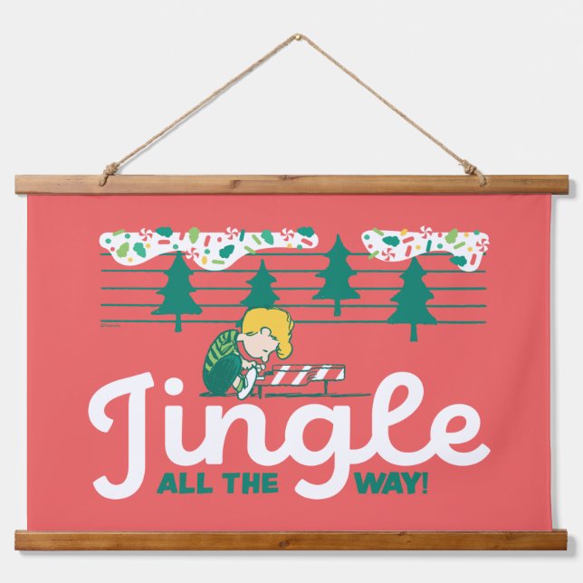 Peanuts | Jingle All the Way Hanging Tapestry (Front)