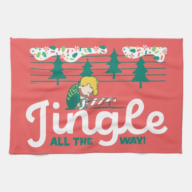 Peanuts | Jingle All the Way Kitchen Towel (Horizontal)