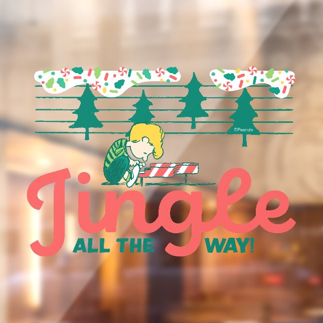 Peanuts | Jingle All the Way Window Cling (Sheet 2)