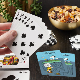 Peanuts Jour Ensoleillé Cartes à Jouer Jour Pluv