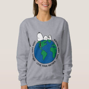Peanuts   Keep It Clean Keep It Green Sweatshirt