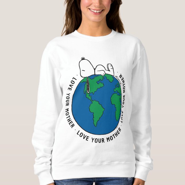 Peanuts | Keep It Clean Keep It Green Sweatshirt (Front)